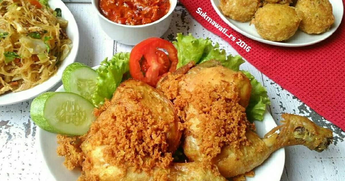  Resep  Ayam  Goreng  Kremes Ala  Mbok Berek oleh Sukmawati rs 