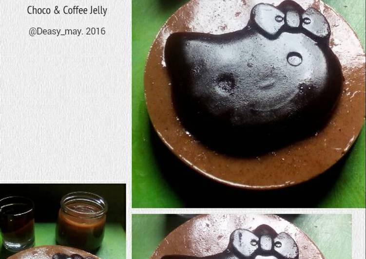 gambar untuk resep makanan Choco & Coffee Jelly