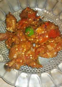 Ayam pedas garing enak mantapp #SeninSemangat
