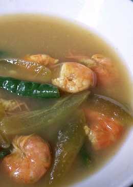 Kuah asam keung udeung (asam pedas udang)