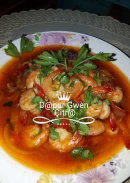 Udang Asem Manis ala Resto