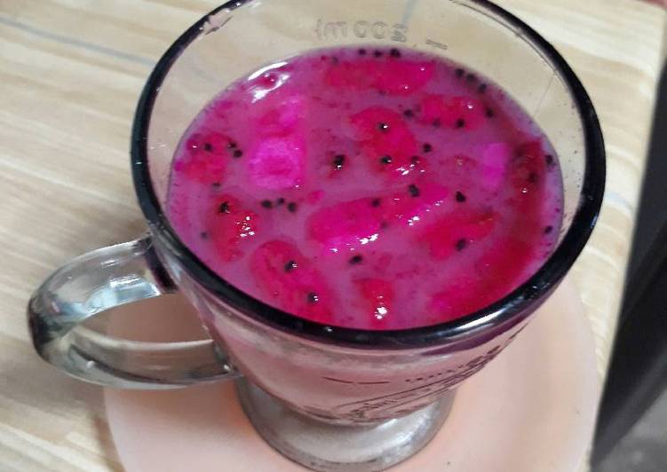 Resep Es buah naga Oleh Samy