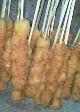 Sate nugget goreng untuk jualan dischool2