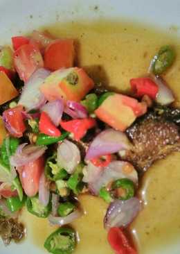 Asin Peda siram sambal dabu