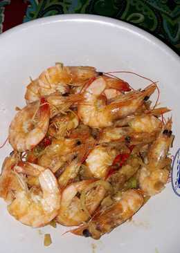 Tumis udang mentega