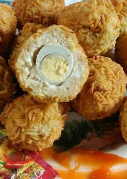 Tahu rambutan isi telur puyuh