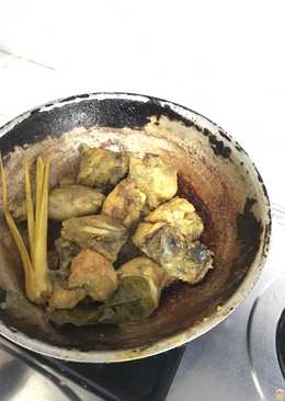 Ayam ungkep / ayam bumbu kuning sederhana sekali