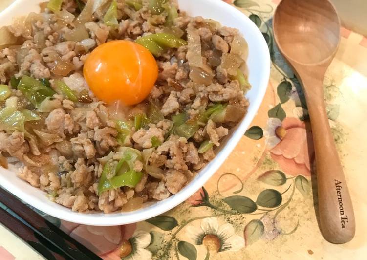 gambar untuk resep makanan Chicken Onion Rice Bowl ??#Maree