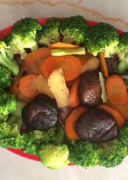 Brocolli rebus dengan jamur shitake