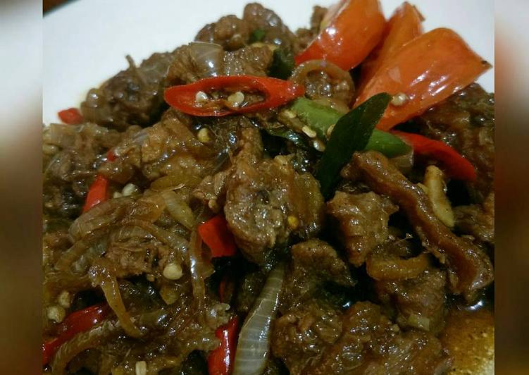 Resep Tetelan Daging Sapi Lada Hitam Esty Foodie Al Islams