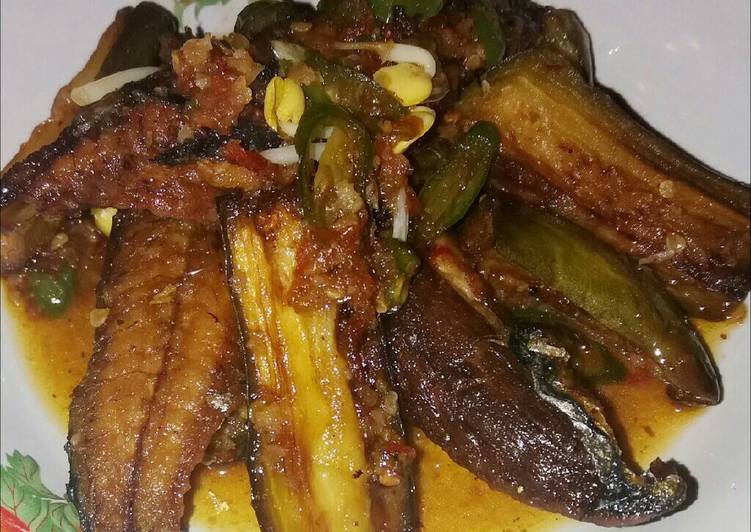 resep masakan Sambal tongkol terong cabe ijo