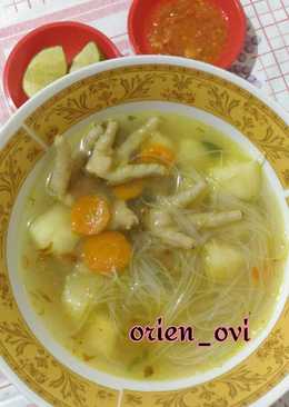 Sop singkong ceker