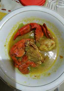 Kepiting Kuah Kuning Labu siam (untuk balita)