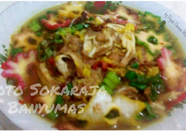 bahan dan cara membuat Soto / Sroto Ayam Sokaraja Purwokerto Khas Banyumas