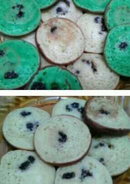 Kue cubit toping kismis