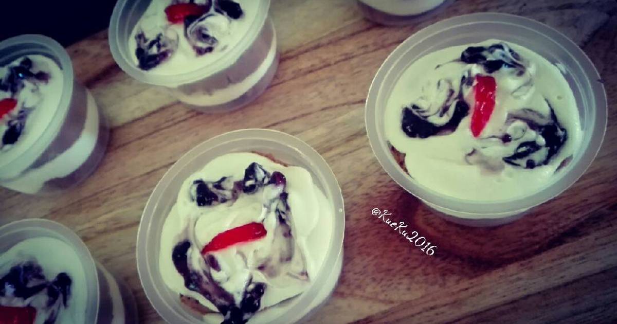 Resep Black Forest cup