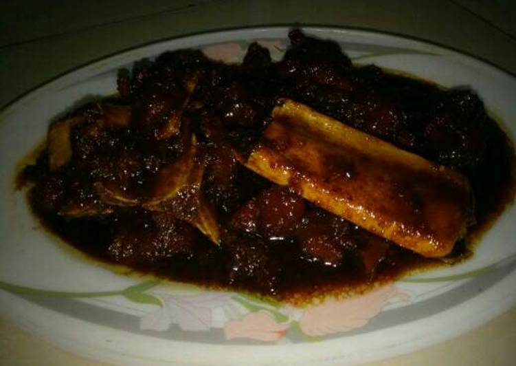 resep Semur Iga daging Sapi #KitaBerbagi