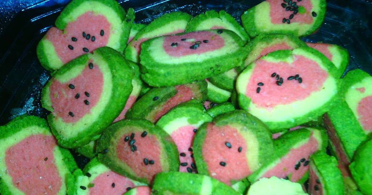 Resep Cookies Watermelon