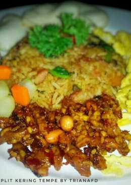 Nasi Goreng Komplit Tempe Orek #Postingrame2_Tempe