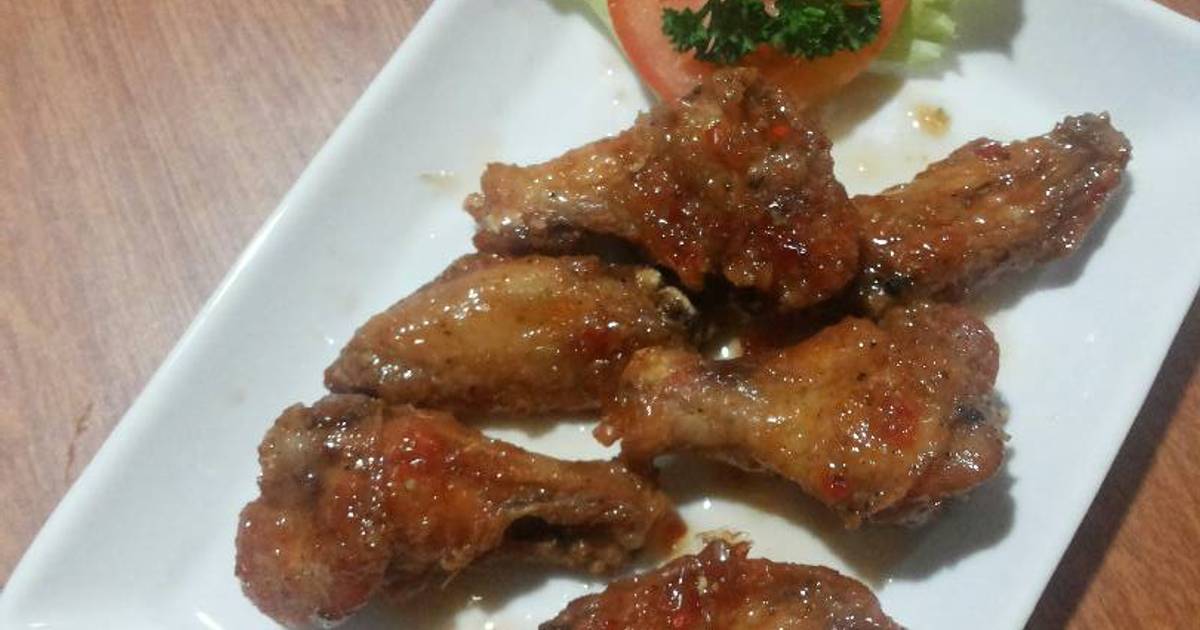 Resep chicken wing hawaiian sauce oleh Misrun Bambang H 