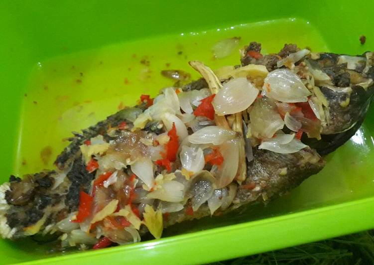 resep makanan Pecak mujair bening