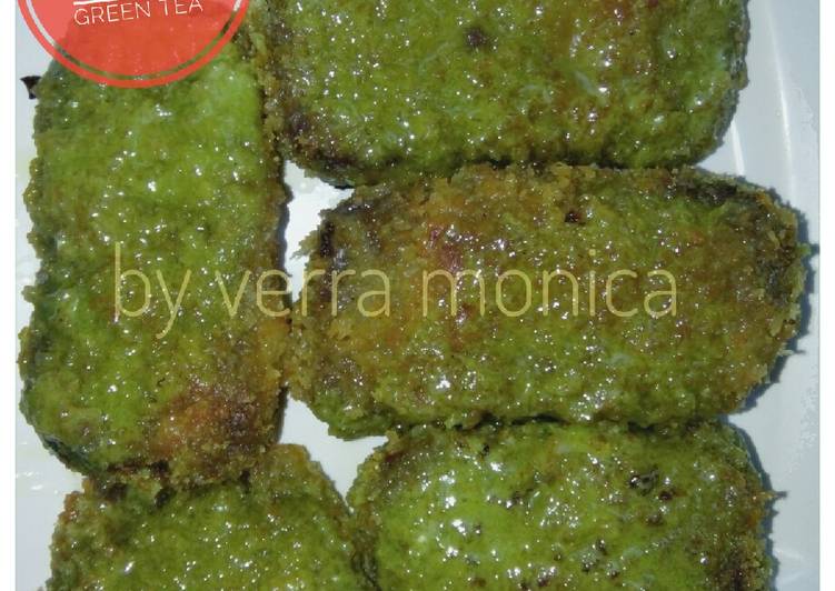 gambar untuk resep makanan Pisang nugget green tea