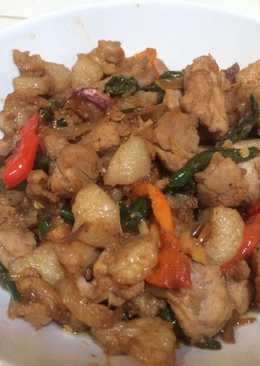 Oseng Babi Bawang Cabe Hijau