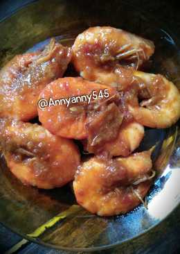 Tumis Udang Asam Manis