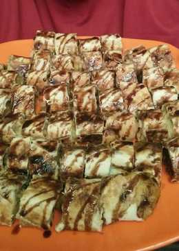 Kebab pisang coklat keju