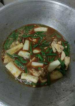 Gulai ayam timun kacang panjang super simple