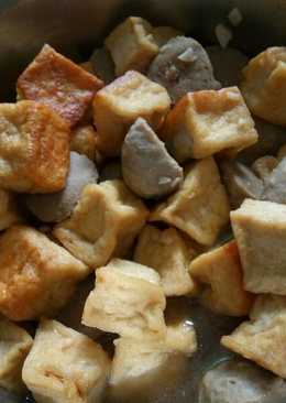 Kuah bakso tahu saus tiram