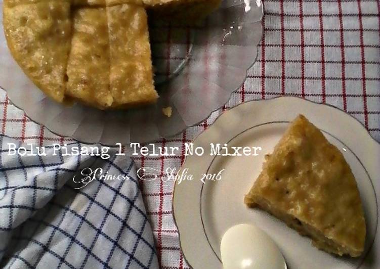 Resep Bolu Pisang 1 Telur No Mixer Karya UMMI ?? Aminah ????