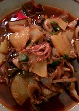 Cumi Kentang Saus Tiram