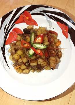 Fried Chicken Potato Sweet N' Sour