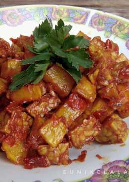 Orek Mercon Tempe Kentang