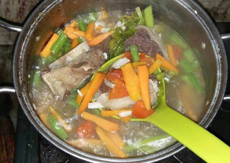 resep Sop iga sapi cepat enak