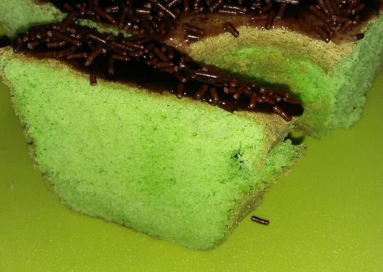 resep masakan Bolu pandan santan maknyusss