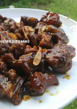 Daging kambing masak kecap