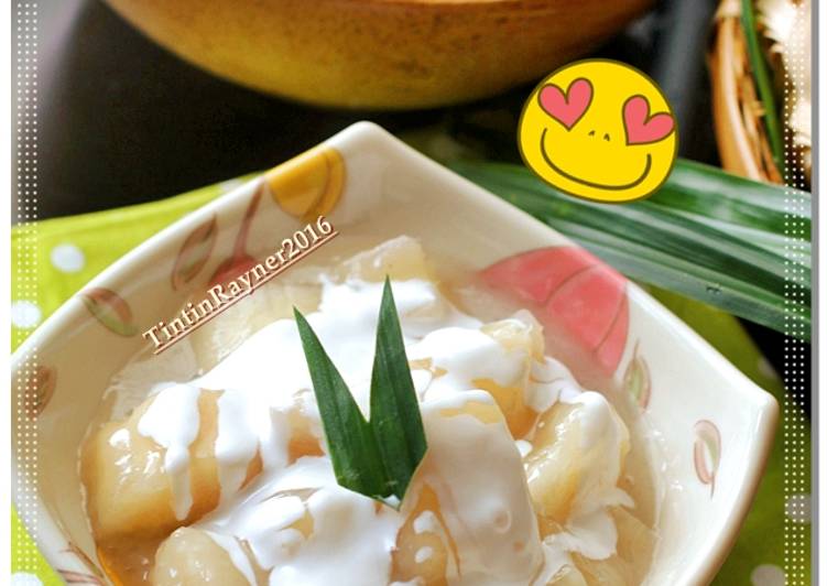 resep makanan Singkong Manis ala Thailand aka Sweet Casava
