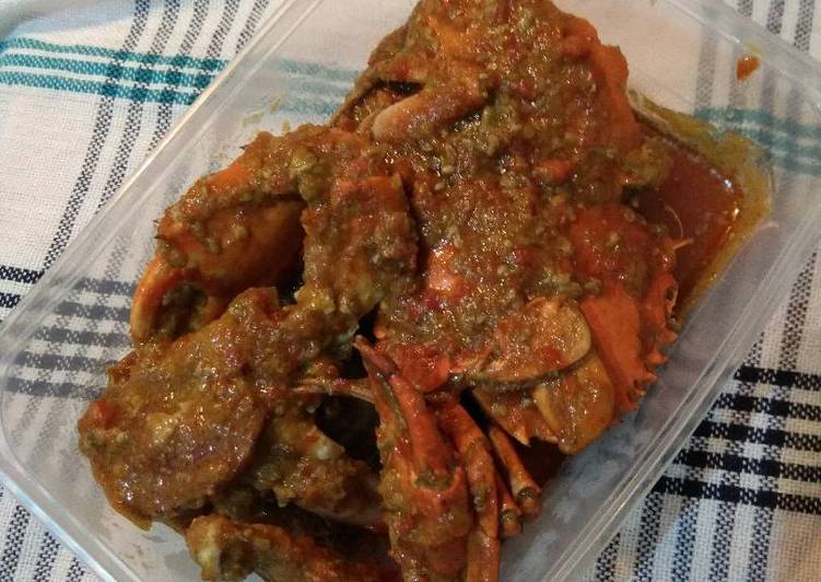 resep masakan Kepiting Saos Mentega Pedas Simple