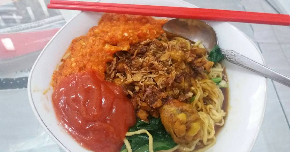 Resep Mie ayam kampung home made ala Zaenab Subandi