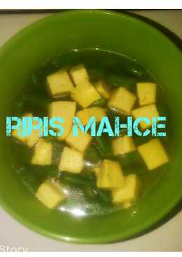 Sup tahu dan buncis ala mahce