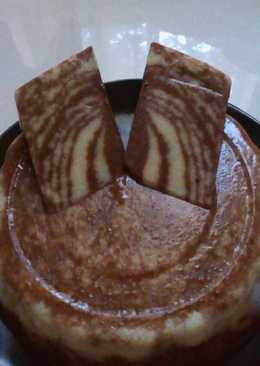 Puding Zebra Roti Tawar