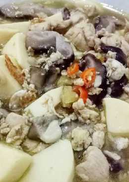 Chicken Tofu with Ginger Soup