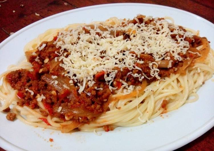 gambar untuk resep Spaghetti Saus Bolognese Homemade