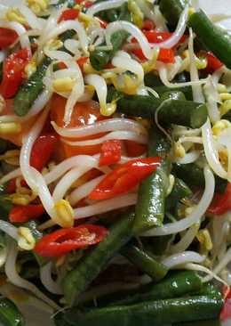 Tumis Sayur KaPaGe (Kacang panjang + Tauge)