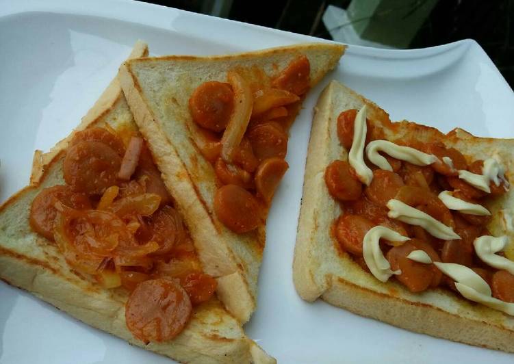 gambar untuk resep Sandwich Sosis Pedas