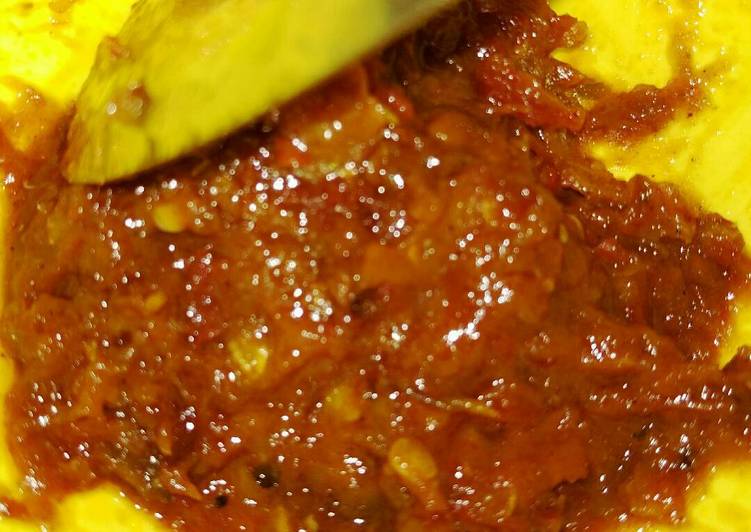 cara membuat Sambal tomat yamyam