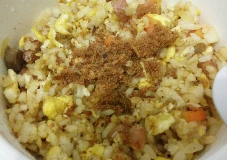 resep masakan Nasi Goreng Abon (1y+) MPASI