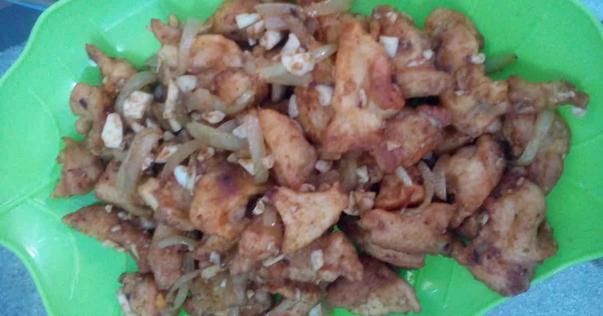 Resep Fillet ayam telur asin ala Lala apriani